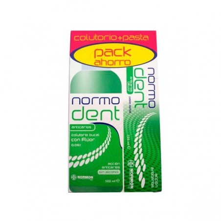 Comprar normodent anticaries pack colutorio / pasta