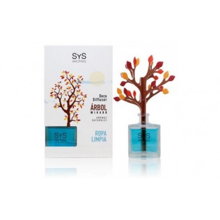 Comprar ambientador sys difusor arbol ropa limpia 90ml.