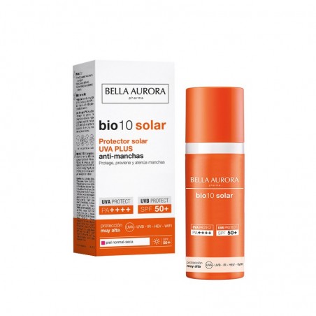 Comprar bella aurora bio10 solar uva plus spf 50+ 50 ml