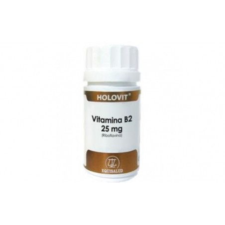 Comprar holovit vit. b2 25mg. 50cap. al mejor precio en Pharmazon, tu farmacia online Comprar holovit vit. b2 25mg. 50cap.