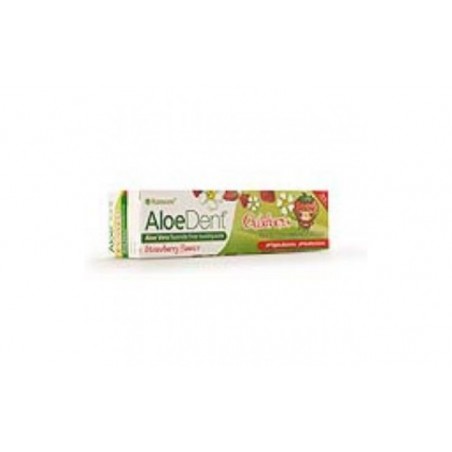 Comprar dentifrico aloe vera sin fluor (fresa) niños 50ml.