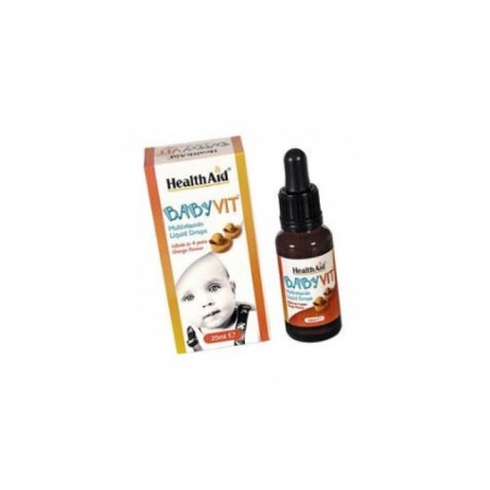 Comprar baby vit liquid drops 25ml health aid. al mejor precio en Pharmazon, tu farmacia online Comprar baby vit liquid drops 25ml health aid.