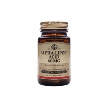 Comprar acido alfa lipoico 60mg. 30vegicaps al mejor precio en Pharmazon, tu farmacia online Comprar acido alfa lipoico 60mg. 30vegicaps