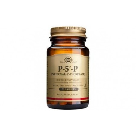 Comprar piridoxal-5-fosfato (vit.b6) 50mg. 50comp. al mejor precio en Pharmazon, tu farmacia online Comprar piridoxal-5-fosfato (vit.b6) 50mg. 50comp.