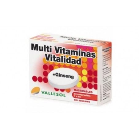 Comprar vallesol multivitaminas ginseng 24comp.