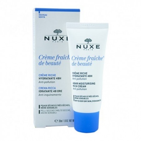 Comprar nuxe crème fraîche de beauté crema rica hidratante 48 h pieles secas y muy secas 30 ml