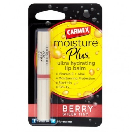 Comprar carmex moisture plus bálsamo ultra hidratante berry 2g