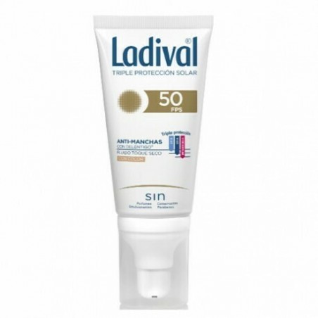 Comprar ladival facial accion antimanchas con delentigo con color 50 ml