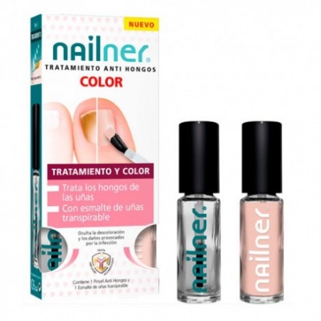 Comprar nailner tratamiento anti-hongos + color 2x5ml