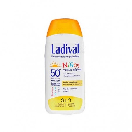 Comprar ladival niños fotoprotector fps 50+ muy alta leche 200 ml