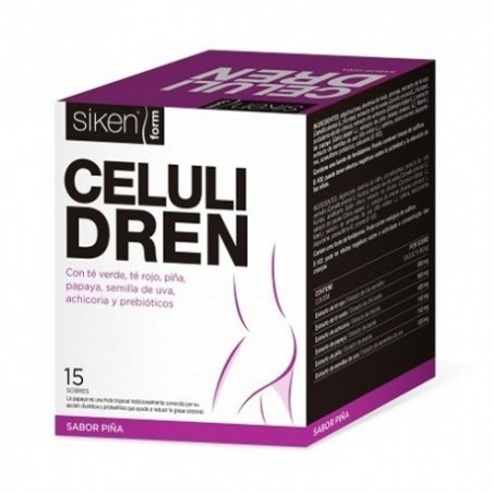 Comprar sikenform celulidren sabor piña 15 sobres