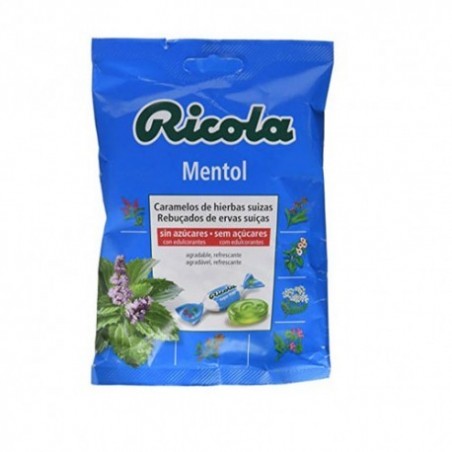 Comprar ricola mentol sin azúcares 70 gr bolsa