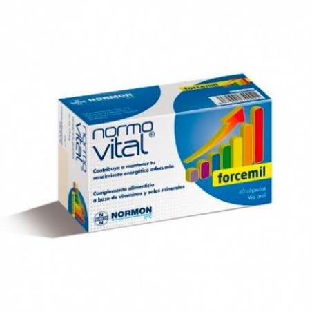 Comprar normovital forcemil 40 cápsulas normon