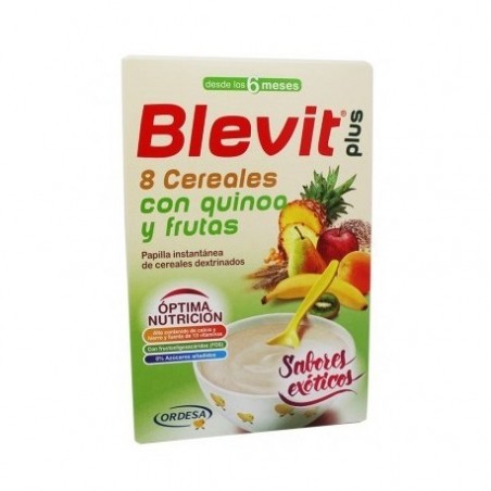 Comprar blevit plus 8 cereales con quinoa y frutas 300g