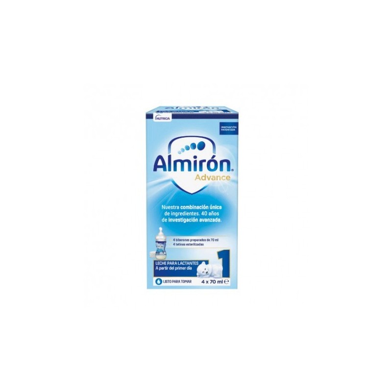 Leches - papillas: Almiron Advance 1 Minibiberones 4 x 70 ml