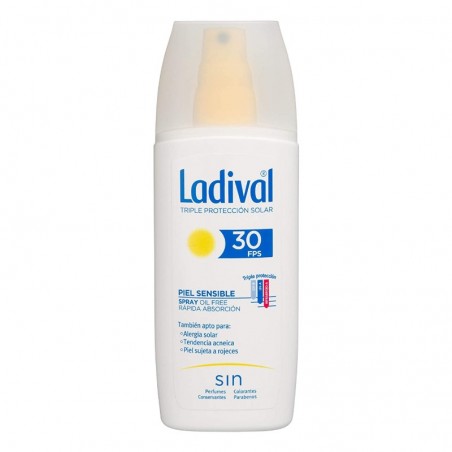 Comprar ladival piel sensible spray spf 30 150 ml