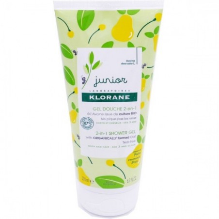 Comprar klorane junior gel de ducha 2 en 1 pera 200 ml