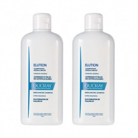 Comprar ducray elucion duplo champú reequilibrante 2 x 400 ml