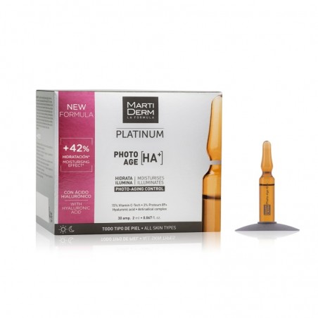 Comprar martiderm platinum photo age ha+ 30 ampollas formula nueva