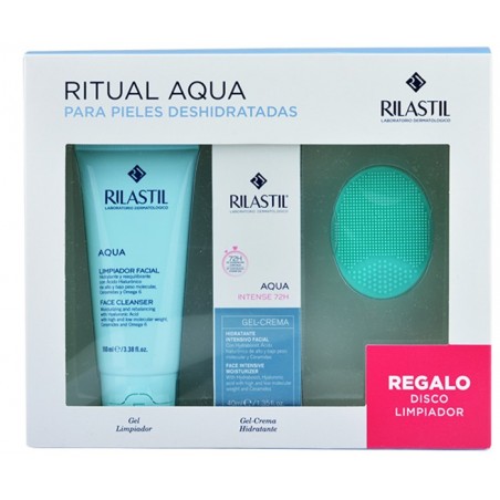 Comprar rilastil pack ritual aqua limpiador facial 200 ml + gel-crema hidratante 40 ml