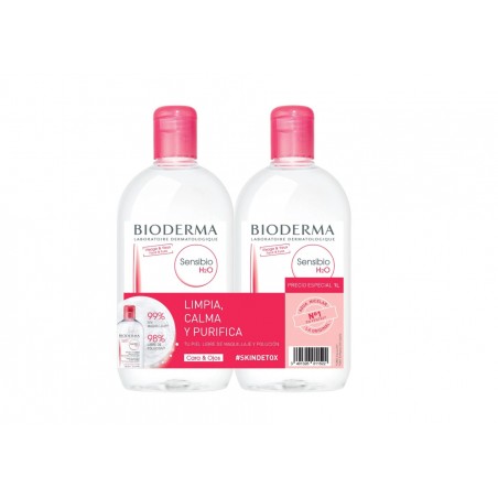 Comprar bioderma pack sensibio agua micelar 2x500 ml