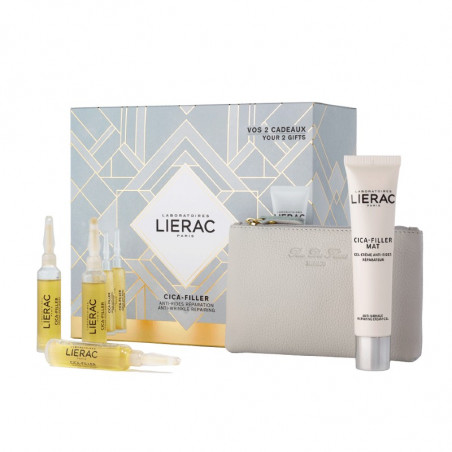 Comprar lierac cofre cica-filler sérum antiarrugas reparador + gel-crema antiarrugas reparador