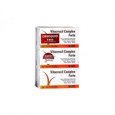 Comprar vitacrecil complex forte pack 3 x 60 cápsulas