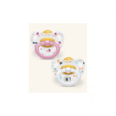 Comprar nuk happy kids chupetes látex 18-36 m 2 unidades