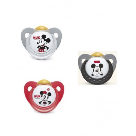 Comprar nuk chupete látex mickey & minnie 6-18 m 1 unidad