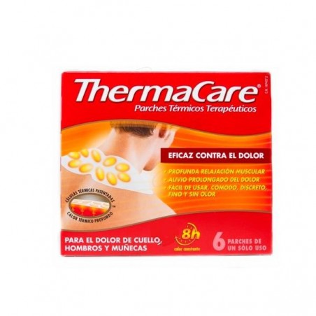 Comprar thermacare cuello hombros y muñecas parches 6 uds