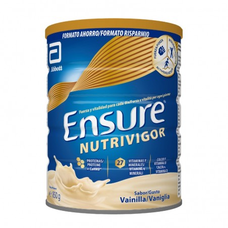 Comprar ensure nutrivigor polvo vainilla 850 g