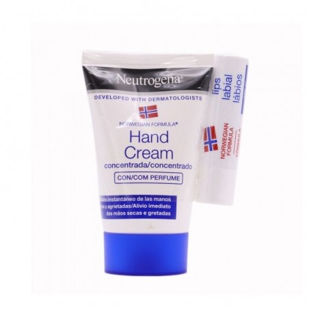 Comprar neutrogena pack crema de manos concentrada 50 ml + labial spf 20 4,8 g