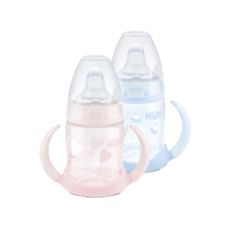 Comprar nuk baby rose & blue first choice biberón entrena 150 ml 6-18 m 1 unidad