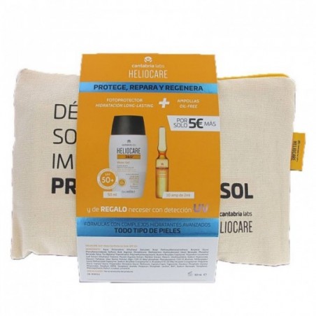 Comprar heliocare pack 360º water gel spf50+ 50 ml + endocare radiance c oil-free 10 ampollas