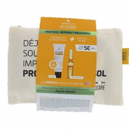 Comprar heliocare pack 360º gel oil-free spf50+ 50 ml + endocare radiance c oil-free 10 ampollas