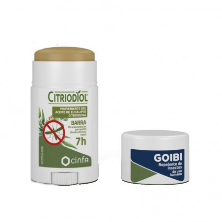 Comprar goibi citriodiol barra repelente de insectos 50 ml