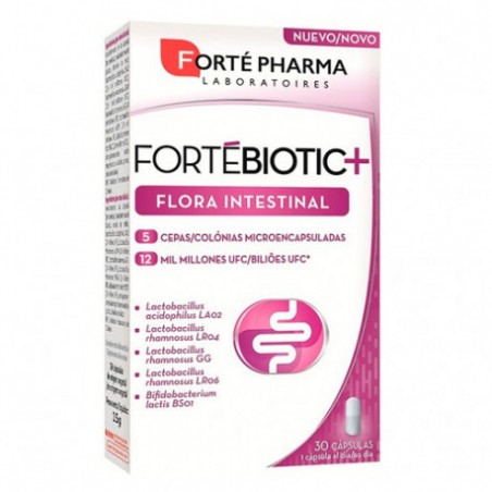 Comprar fortébiotic flora intestinal 30 caps