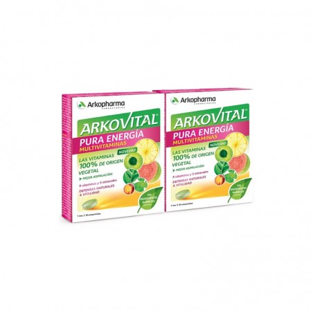 Comprar arkovital pura energía pack 2 x 30 comp