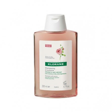 Comprar champú calmante al extracto peonia klorane 200 ml