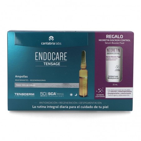 Comprar ENDOCARE TENSAGE 20 AMP X 2 ML + NEORETIN SERUM REGALO al mejor precio en Pharmazon, tu farmacia online Comprar ENDOCARE TENSAGE 20 AMP X 2 ML + NEORETIN SERUM REGALO