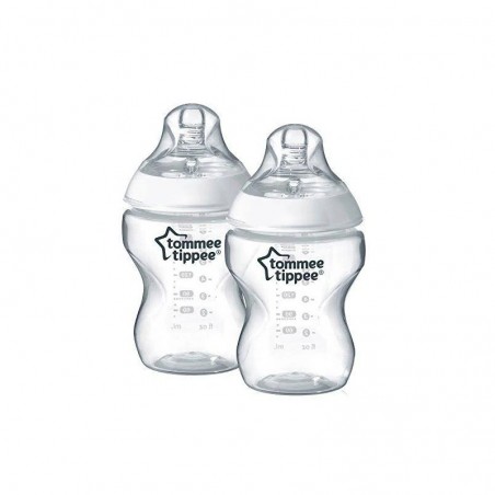 Comprar pack tommee tippee biberón anticólicos flujo lento 2 x 260 ml