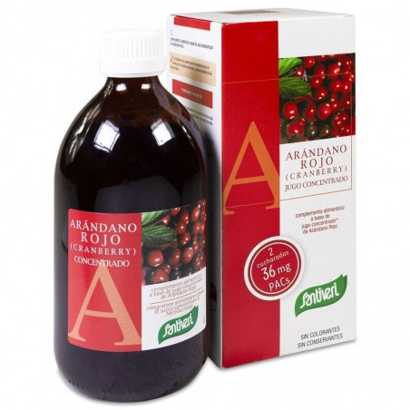 Comprar jugo concentrado de arandano rojo (cranberry) 490 ml santiveri