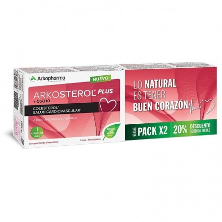 Comprar arkosterol plus + coq10 2 x 30 cápsulas