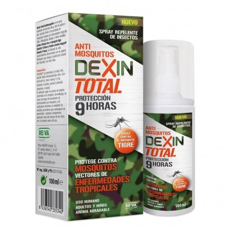 Comprar dexin total antimosquitos 9 horas 100 ml