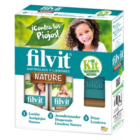 Comprar filvit nature kit tratamiento natural antipiojos y liendres