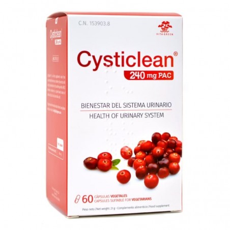 Comprar cysticlean 240 mg pac 60 cápsulas