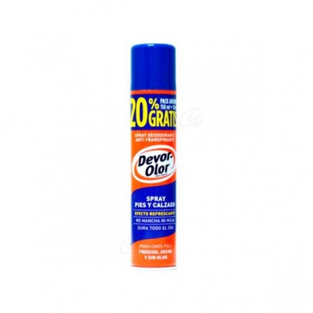 Comprar devor olor desodorante antitraspirante pies y calzado spray 180 ml