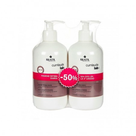 Comprar cumlaude duplo higiene intima diaria 2 x 500 ml al mejor precio en Pharmazon, tu farmacia online Comprar cumlaude duplo higiene intima diaria 2 x 500 ml