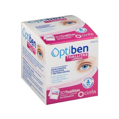 Comprar optiben 30 toallitas unidosis