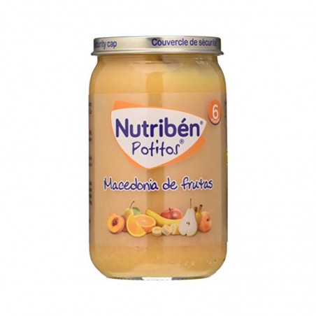 Comprar nutriben potitos macedonia de frutas 235 g